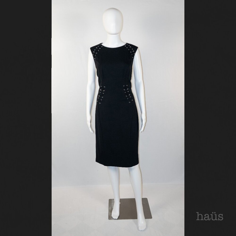 Cache Sleeveless Lace Up Dress